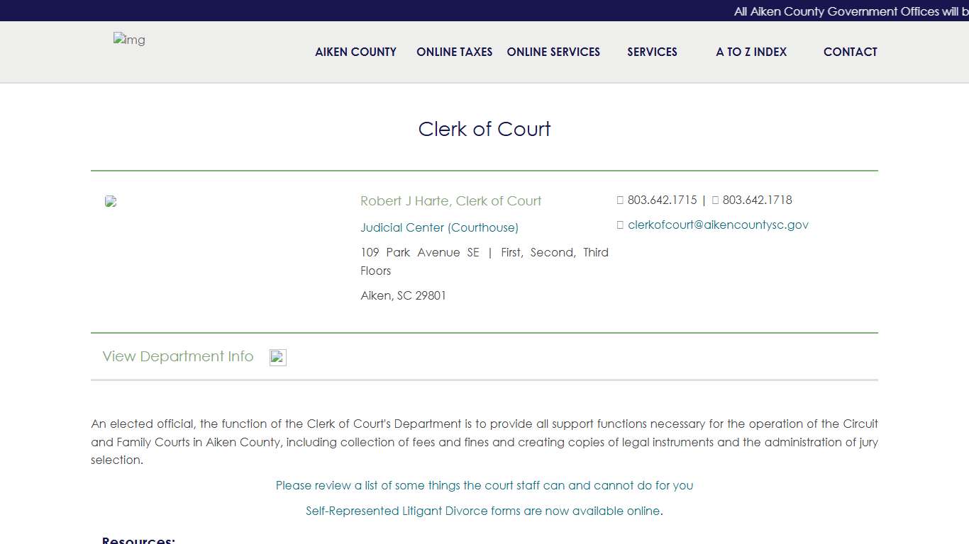 Clerk of Court