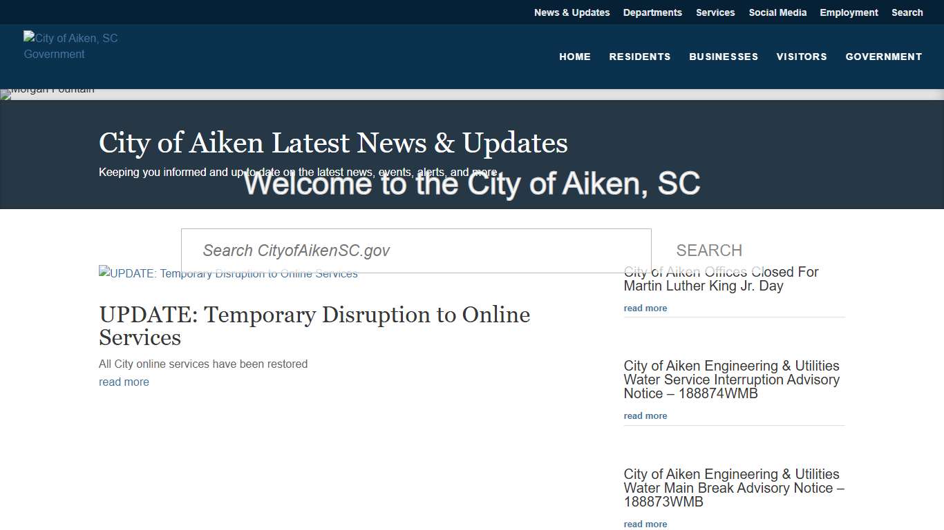 City of Aiken, SC Government | The official site for the City of Aiken, SC Government